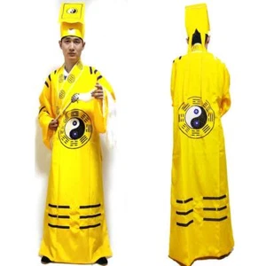 New Wudang Taoist Robe Wushu Kung Fu Tai Chi Morning exercise Uniform with Hat - Picture 1 of 23