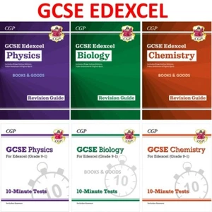 GCSE Edexcel Biology Chemistry Physics Revisions & Test Books Triple Science CGP - Picture 1 of 24