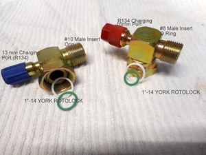 ACCESORIOS ROTOLOCK FORD/YORK 209/210 A/C CON PUERTOS DE SERVICIO 134A, ORINGS Y SELLOS DE TEFLÓN - Imagen 1 de 4