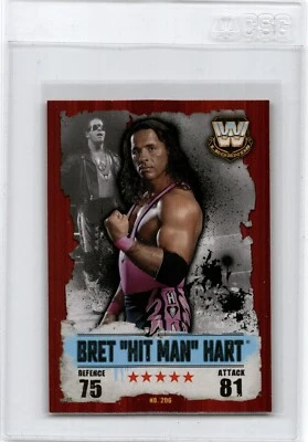 2016 Topps Slam Attax WWE  Bret Hit Man Hart Foto 1 de 2