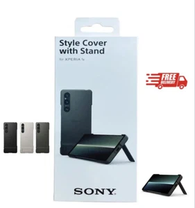 For Genuine Style Cover Case with Stand SONY Xperia 1V - Picture 1 of 31