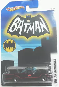 Batimóvil Walmart 1966 Hot Wheels serie de televisión clásica 66 Batman 2011 casi como nuevo difícil de encontrar - Imagen 1 de 1