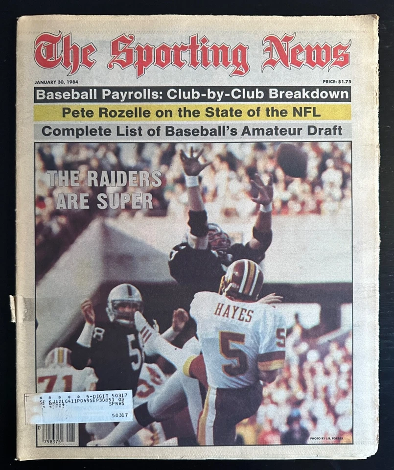 The Sporting News 1/30/1984 - Los Angeles Raiders are Super - Image 1 of 1