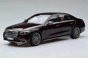 Mercedes S Class W223 AMG Line Red Norev 1/18
