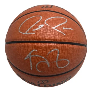 Paul Pierce & Kevin Garnett Signed Spalding Basketball Fanatics - Picture 1 of 6