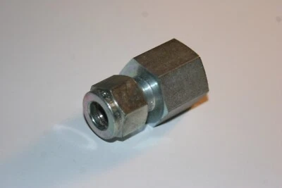 3/8 Tube x 3/8 FNPT Carbon Steel Female Tube Fitting Swagelok S-600-7-6 - Image 1 of 3
