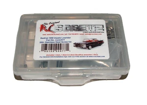 REDCAT RACING 1959 IMPALA LOWRIDER RC SCREWZ STAINLESS STEEL SCREW SET RER077 - Picture 1 of 1
