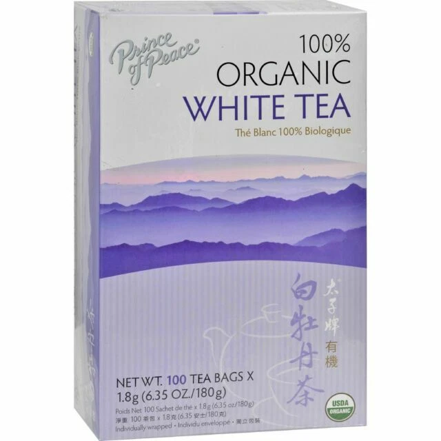 "Prince of Peace Organic White Tea 100 Count, 6.35oz"