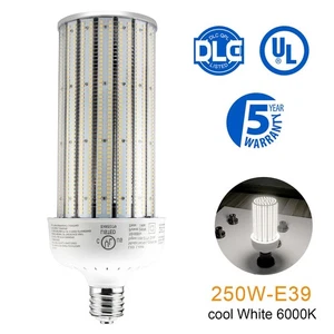 Cool White 250W LED Corn Cob Bulb for Garage Warehouse Workshop High Bay Light - Picture 1 of 12