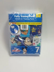 Disney Junior Mickey Mouse Size 3T Boys Training Pack 4 Briefs 3 Training Pants - Picture 1 of 7