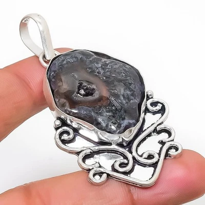 Ciondolo gioiello in argento sterling 925 fatto a mano con pietra preziosa... - Immagine 1 di 4