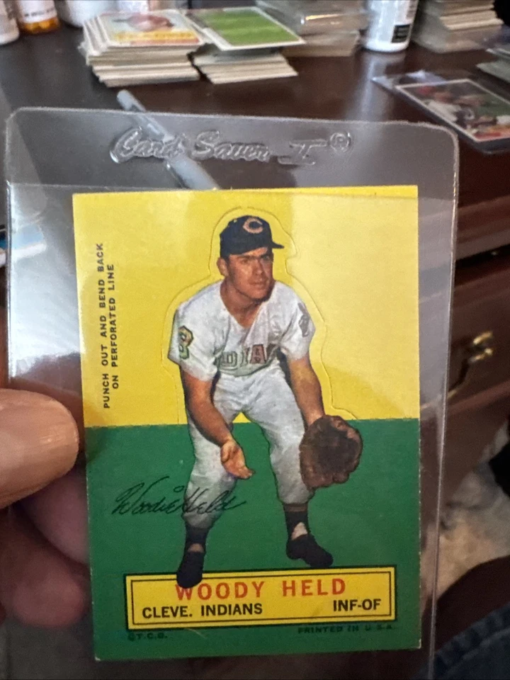 1964 Topps Stand-Ups - Stand-Ups Woodie nombre mal escrito como Woody Foto 1 de 2