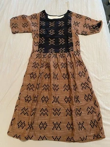Ace & Jig Woven Cotton Tapestry Midi Dress Boho Festival XS - Picture 1 of 6