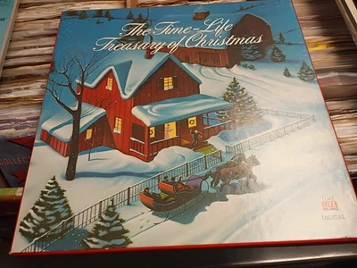TIME LIFE: Treasury of Christmas 3LP Vinyl 1986 Box Set - Image 1 of 4