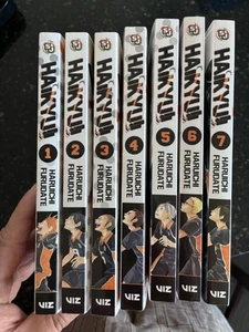 Haikyuu Volumes 1 2 3 4 5 6 7 Manga Books - Picture 1 of 7