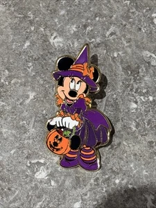 DISNEY DLRP MINNIE MOUSE WITCH PIN TRICK OR TREAT PUMPKIN HAPPY HALLOWEEN 2008 - Picture 1 of 2