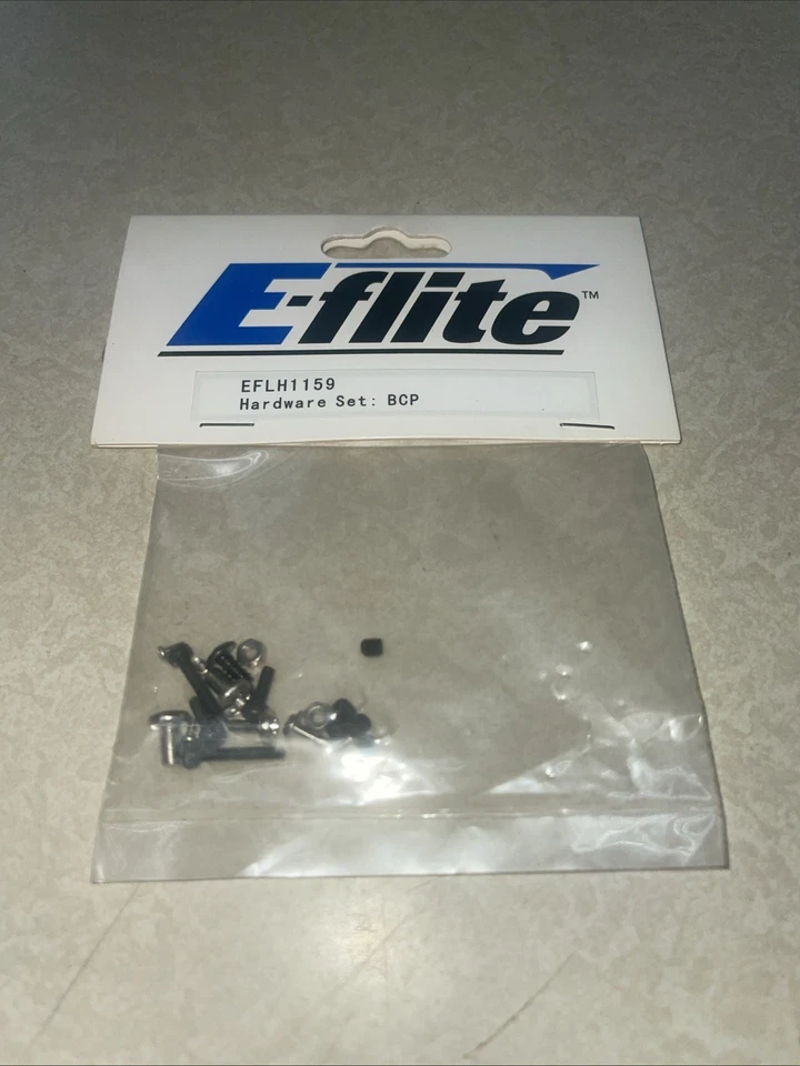 E-flite EFLH1159 Hardware Set: BCP, BCPP Metal Hardware Set  - Image 1 of 1