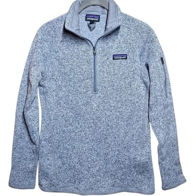 Patagonia Better Sweater 1/4 zip fleece sweatshirt pullover XS gray outdoor warm - Image 1 of 4