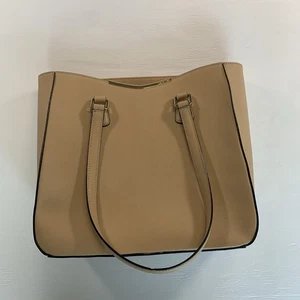 Borsa a tracolla Calvin Klein grande in pelle marrone usata - Foto 1 di 13