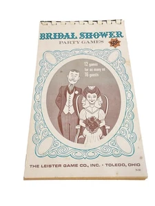 Vtg 1969 Bridal Shower Game Book Mid Century Party Ephemera Retro Graphics - Picture 1 of 9