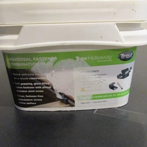 Trex 200sq ft Universal Hidden Deck Fasteners. Combo Bucket. NEW - Picture 1 of 3