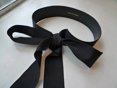 Dries van Noten black tie in belt - Image 1 of 4