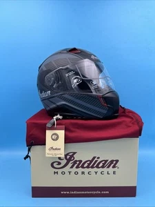 New - Indian Motorcycle Sport Full Face Helmet Matte Black - Size XL - Picture 1 of 12
