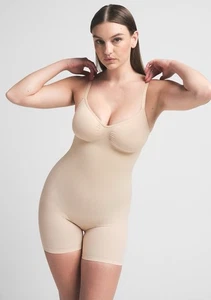 Skims Seamless Sculpt Mid Thigh Shapewear Body Slimming Gr. XL Farbe Sand - Bild 1 von 3