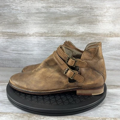 Botas al tobillo Free People Braeburn de cuero envejecido para mujer talla EU 38 US 7,5 Foto 1 de 4