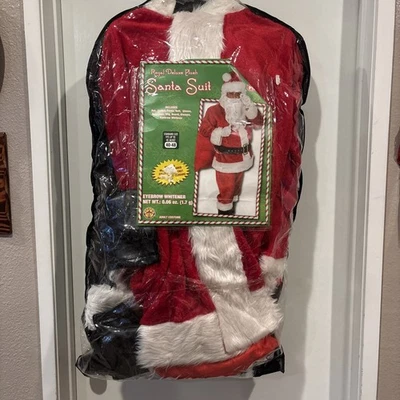 Traje de Papá Noel Rubíes Disfraz de Lujo para Adulto Cremallera Completa 9 piezas Talla 40-48 Suave LIMPIO Foto 1 de 4