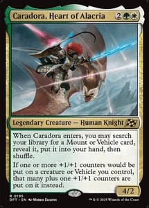MTG 1x Caradora, Heart of Alacria, NM Aetherdrift Tutor Mount Vehicle +1/+1 - Picture 1 of 1