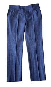 NEW Ted Baker London Mens Titust Wool Blend Suit Pants Blue Size 36 NWT - Picture 1 of 4