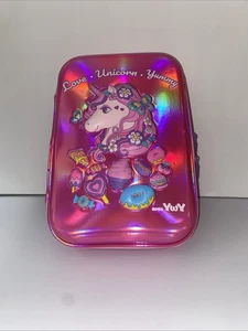 New BDBKYWY Girls Lunch Box  7 Pc. Set  3D Unicorn Containers Reusable Pink - Picture 1 of 3