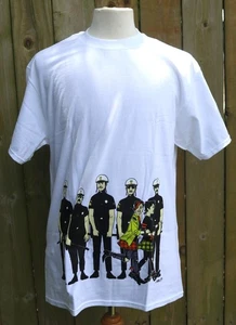 NOS 1989 Jamie Hernandez LOVE ROCKETS Cop Police Graphitti Erwachsene T-Shirt Größe L - Bild 1 von 9