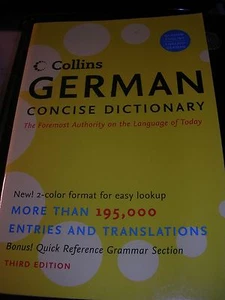 HarperCollins German Concise Dictionary : Plus Grammar (2004, Paperback) - Picture 1 of 2