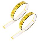 2 Pcs Steel Selfadhesive Measuring Tape39 Inch Lefttoright Sticky Measure Tape W