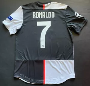 RONALDO JUVENTUS MAGLIA CASA/HOME MATCH ISSUED 2019-2020 CHAMPIONS LEAGUE SZ 8 - Foto 1 di 6