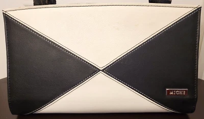 EUC - Miche Classic Shell - "Kenzie" - снят с производства - черная и белая искусственная кожа - Изображение 1 из 3