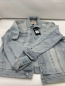 True Religion Jeans Denin Jacket Light Wash New With Tags Jeans - Picture 1 of 18