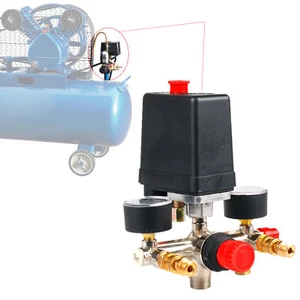 Pressure Control Valve Wear-resistant Dual Pressure Gauges 90-120psi Pressure - Picture 1 of 10