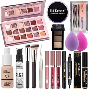 All in One Makeup Kit, Full Makeup Essential Starter Kit for Beginners or Pros, - Picture 1 of 12