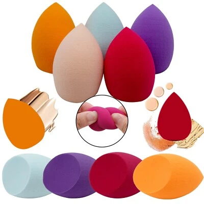 SRVERTEX 3 Stück Packung Make-up-Schwamm in Tropfenform zum Mischen von flüssiger Foundation, Creme, Pulver