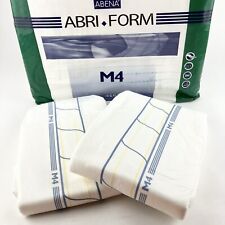 2 Pack Sample Abena M4 Abri Plastic Backed Adult Diapers Nappies Medium AB DL