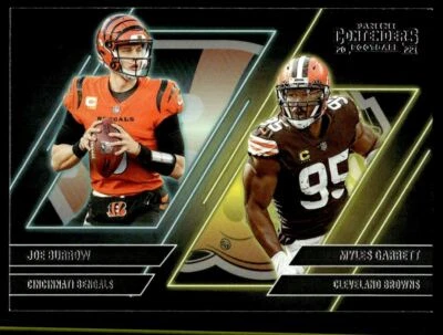 2022 Panini Contenders Series Joe Burrow / Myles Garrett Cincinnati Bengals / - Image 1 of 2