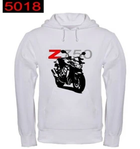 Felpa cappuccio z750 bianco white hoodie sweatshirt 5018 - Imagen 1 de 1