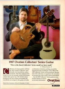 VINTAGE 1987 OVATION AKUSTIKGITARRE DRUCKANZEIGE - Bild 1 von 1