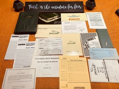 CONJUNTO COMPLETO⚠️ 1983 1984 1985 1986 1987 1988 JAGUAR XJS XJ-S MANUAL DO PROPRIETÁRIO V12 3.6 - Imagem 1 de 4