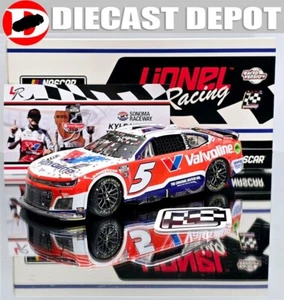 KYLE LARSON 2024 SONOMA WIN RACED VERSION VALVOLINE 1/24 ARC DIECAST - Picture 1 of 16