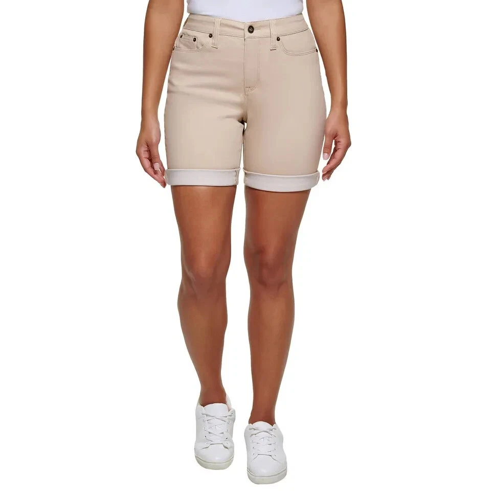 DKNY Women's Mid Rise 5 Pocket Bermuda Short Size 6