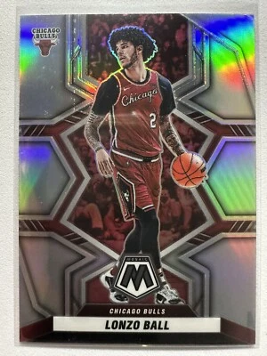 2021-22 Panini Mosaic - Lonzo Ball - SILVER Prizm - #33 - Image 1 of 2